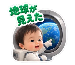 宇宙飛行士の見本