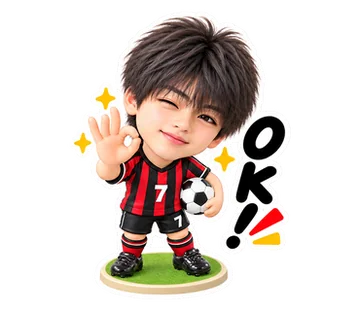 フィギュアのスタンプの例